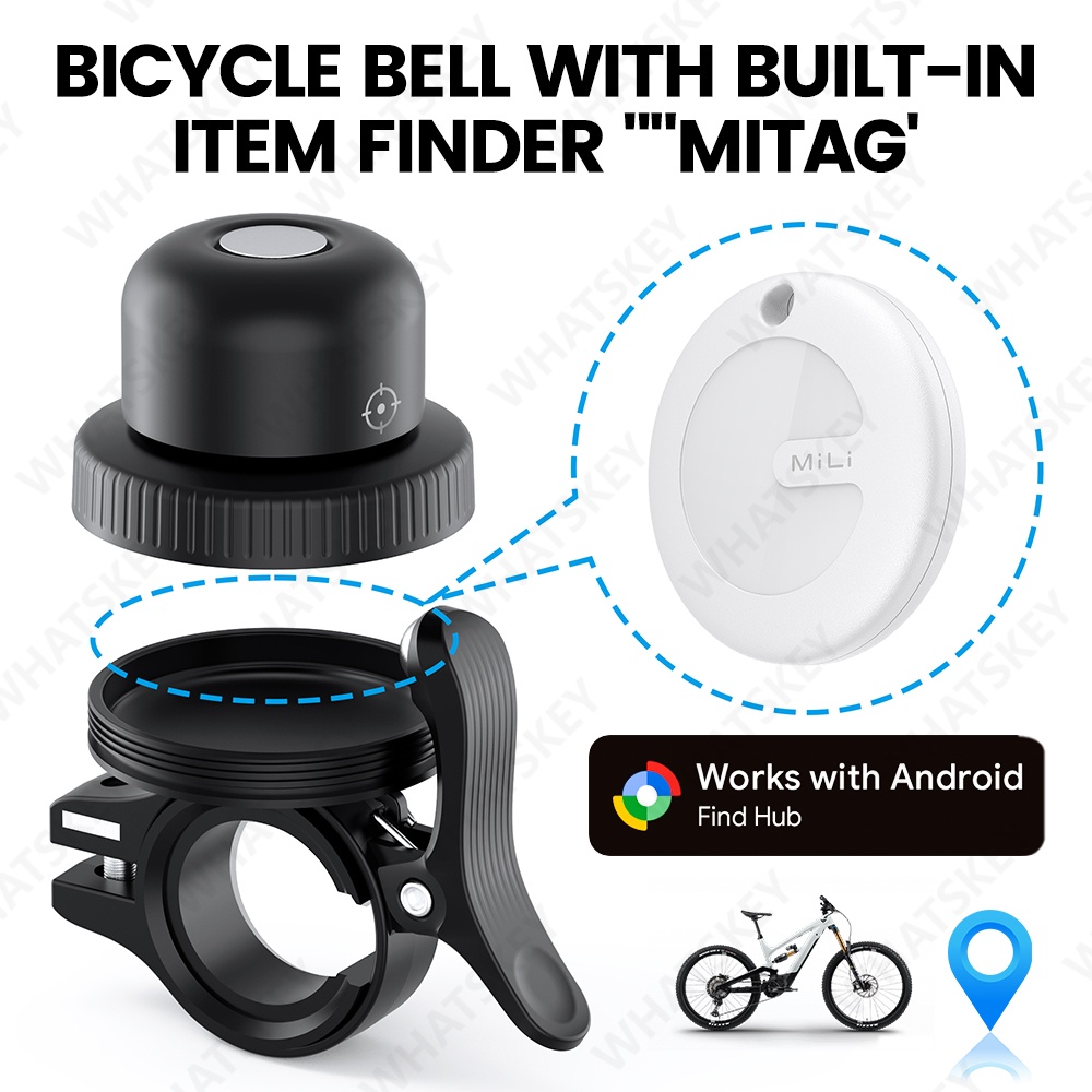 Bell Handlebar Ring - Sino de Bicicleta Pequeno com GPS