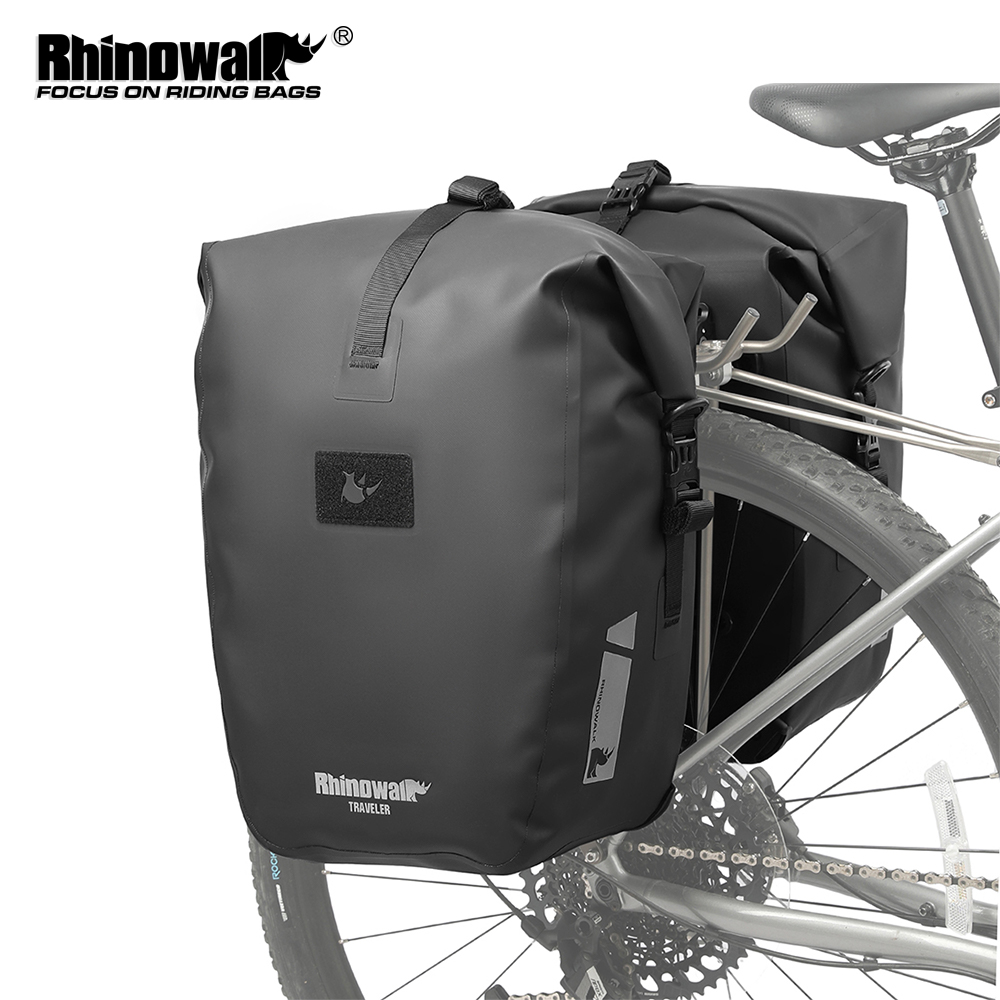 Cycling Commuter Bag - Rhinowalk bolsa lateral para bicicleta, 6l/12l/20l/25l,