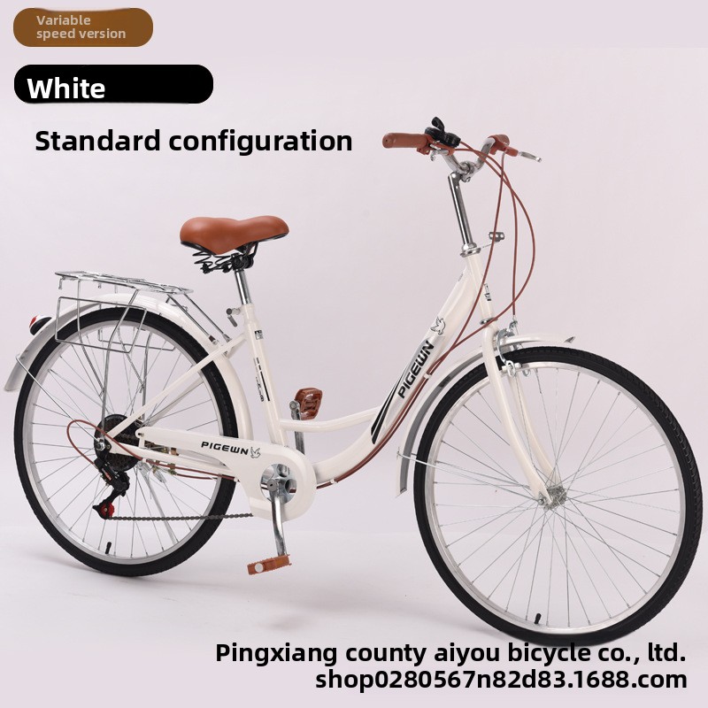 Cycling Commute Speed - Bicicleta Urbana Vintage Leve de 24/26