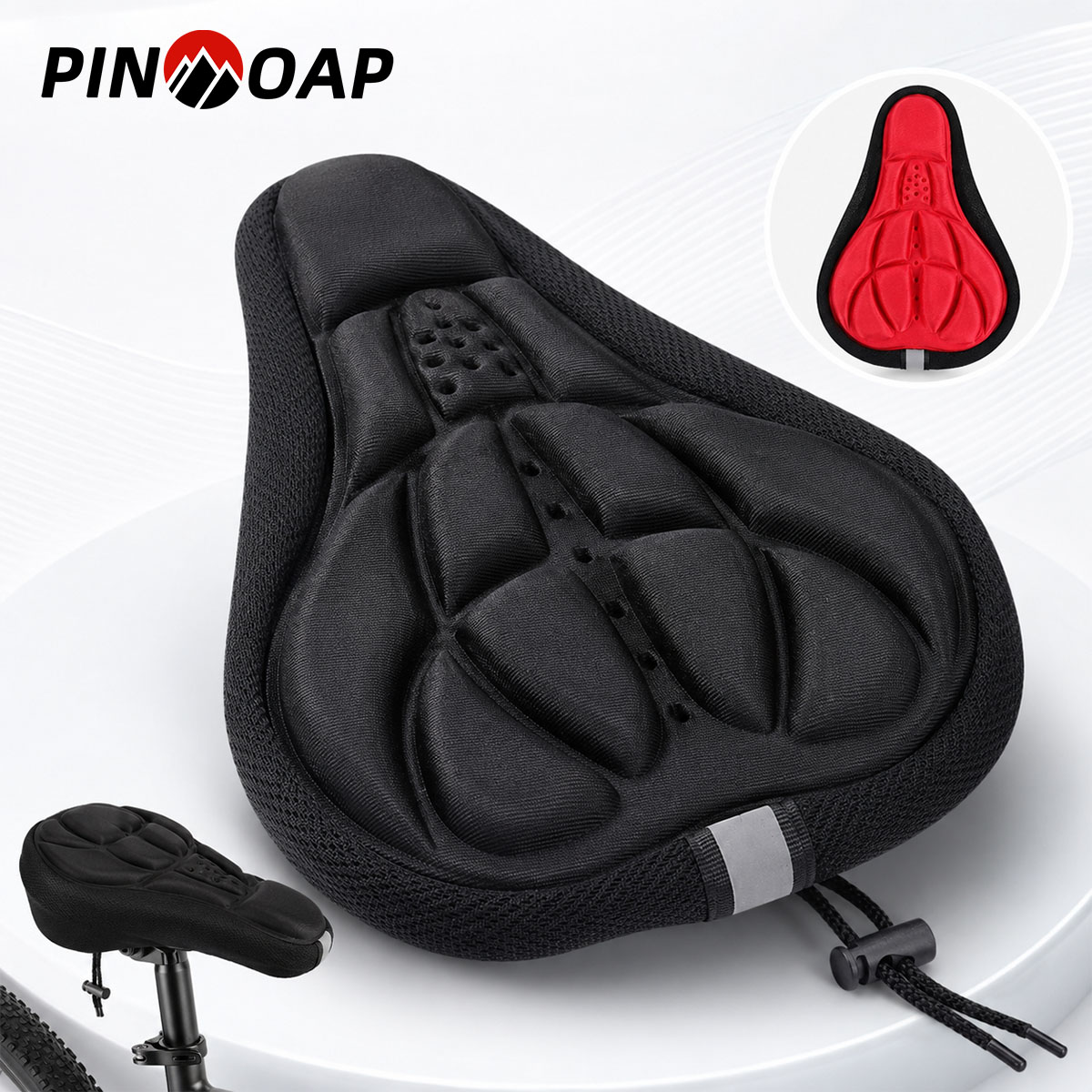 Commuting By Bike - Capa de Assento para Bicicleta PINMOAP