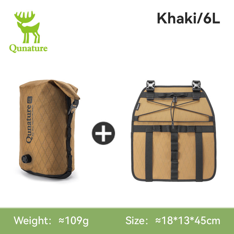 Cycling Commuter Backpack Waterproof - Bolsa de Bikepacking Qunature 6/12L Totalmente