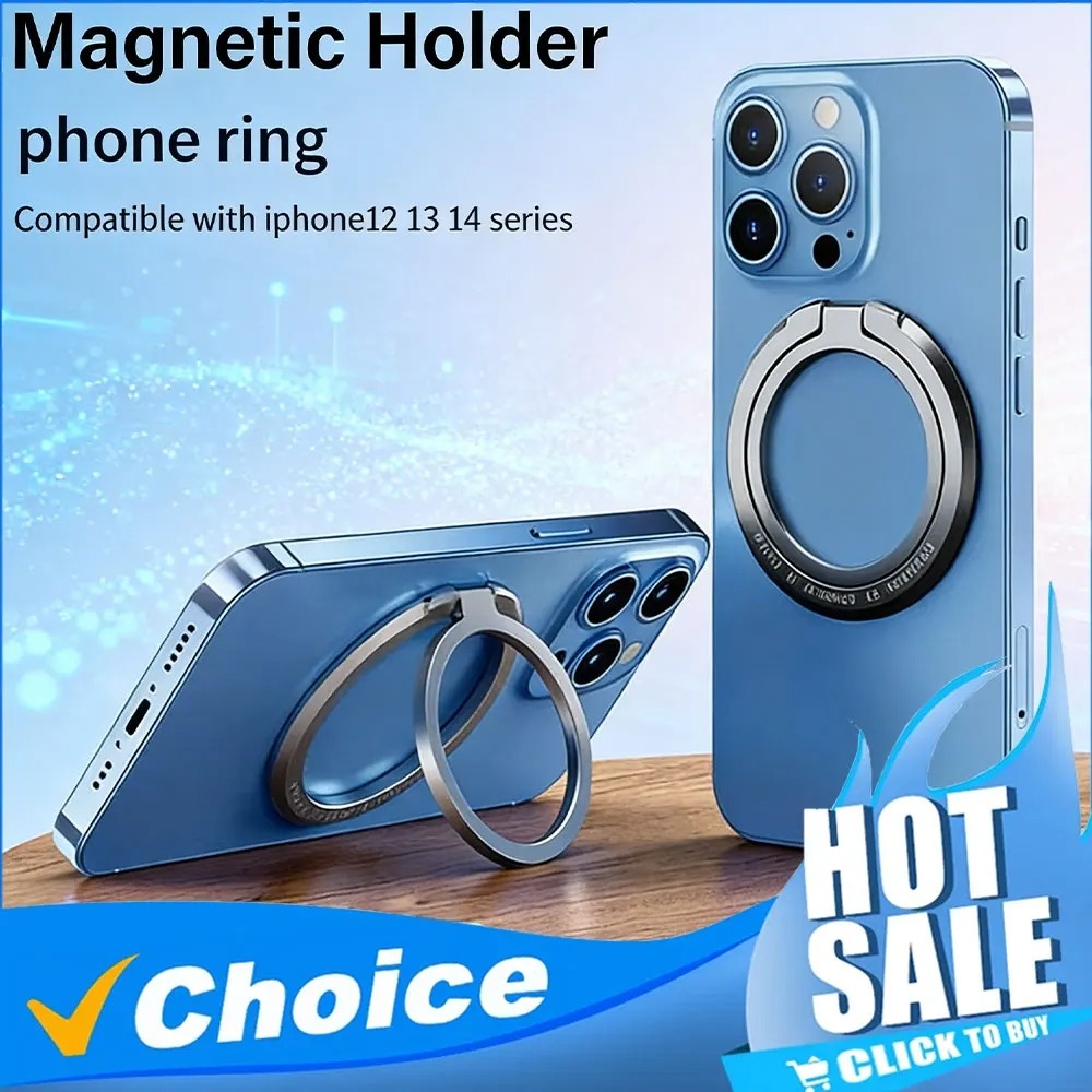 Kickstand Adjustable - Suporte Magnético para Telefone com Anel