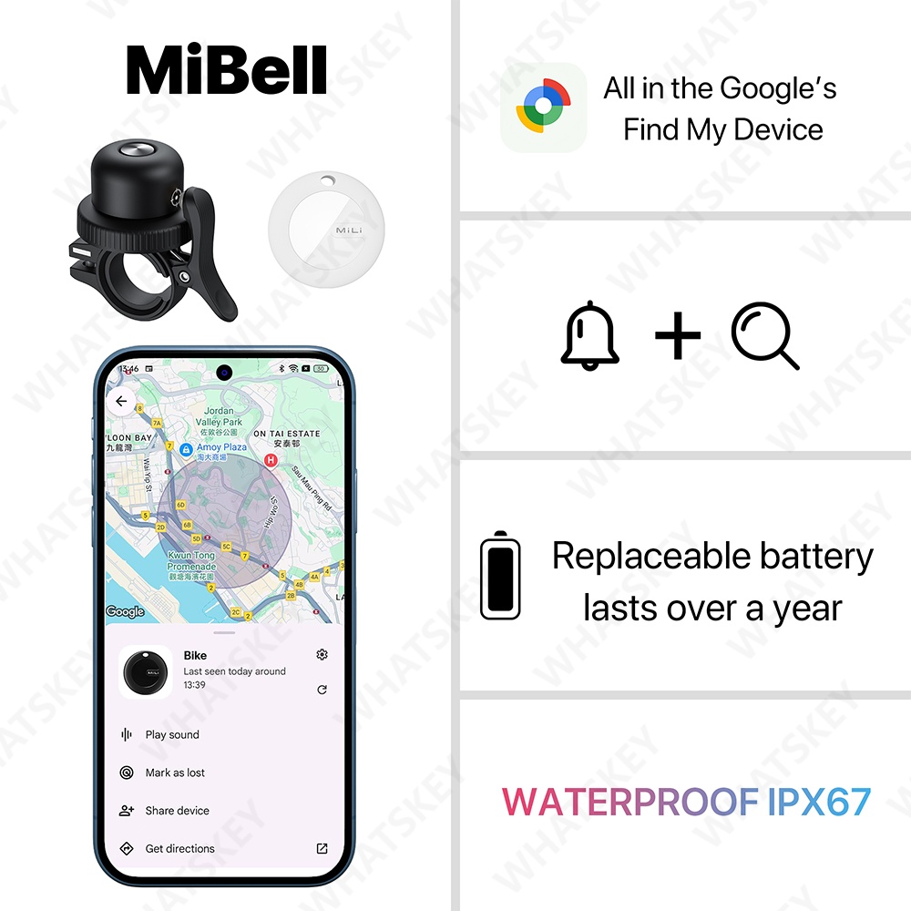 Sino de Bicicleta Pequeno com  - Bell Handlebar Ring avaliação e preço