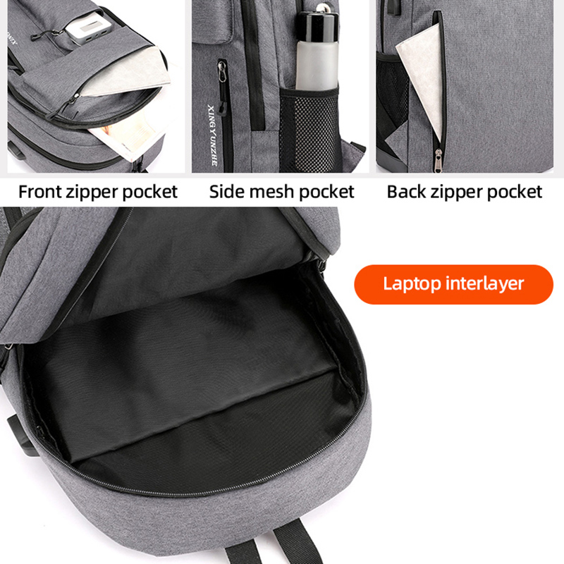 Homens mulheres carregamento u - Cycling Commuter Backpack Laptop avaliação e preço