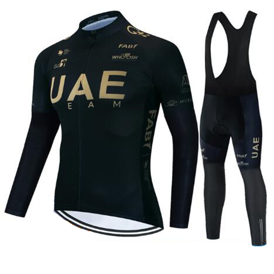 Uae equipe outono conjunto cam - Cycling Commuter Clothing avaliação e preço