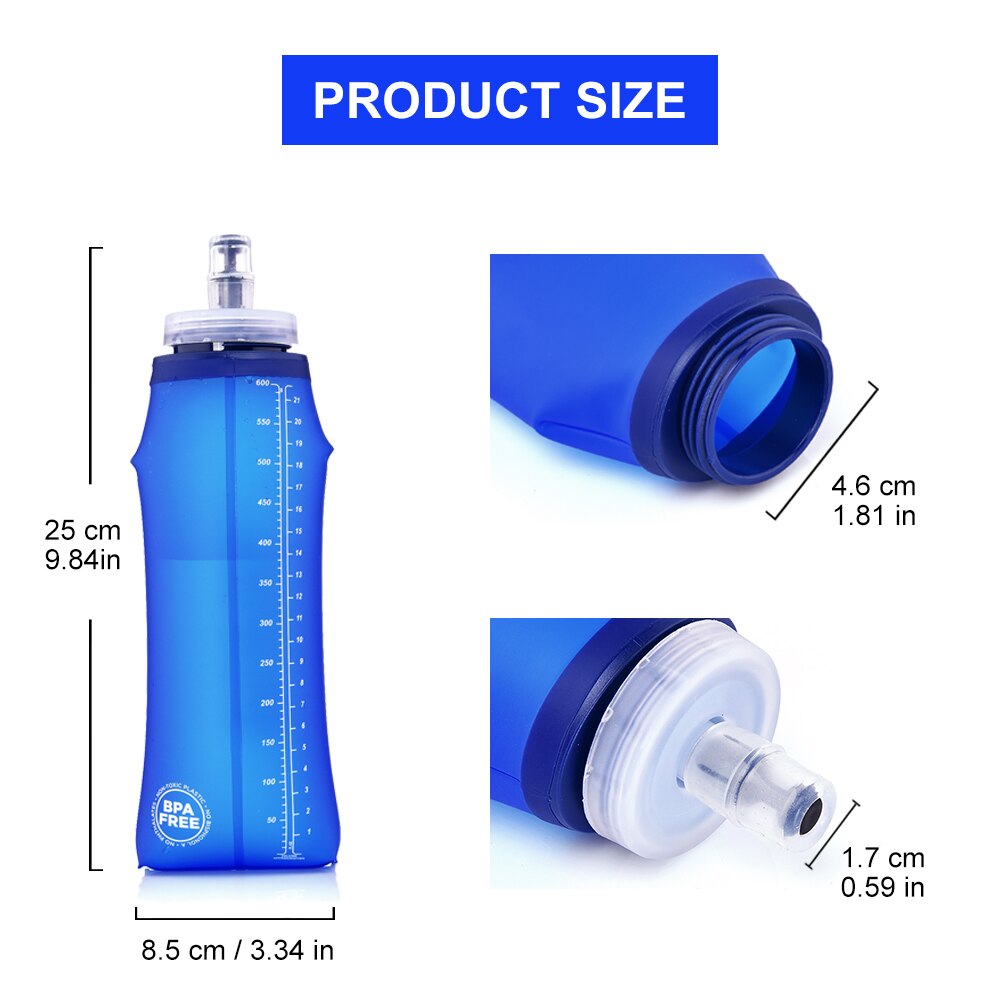 Garrafa de água macia sem BPA, - Cycling Commuter Bag avaliação e preço