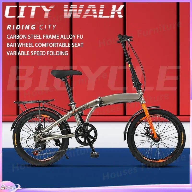 Bicicleta Dobrável de 20 Poleg - Cycling Commute Speed avaliação e preço