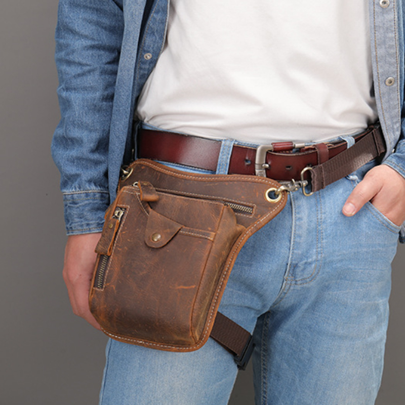 Vintage couro do plutônio paco - Cycling Commuter Bag avaliação e preço